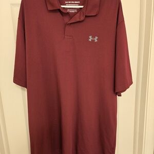 Under Armour Men's Maroon Polo Shirt